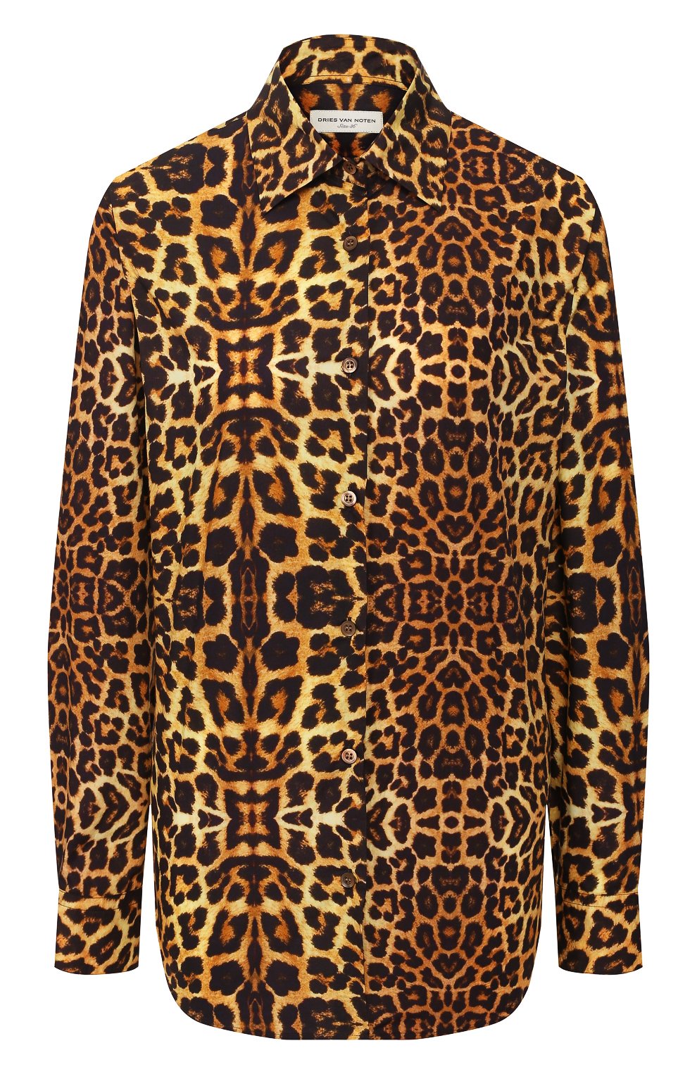 Хлопковая рубашка DRIES VAN NOTEN, арт. 201-10758-9006, фото 1