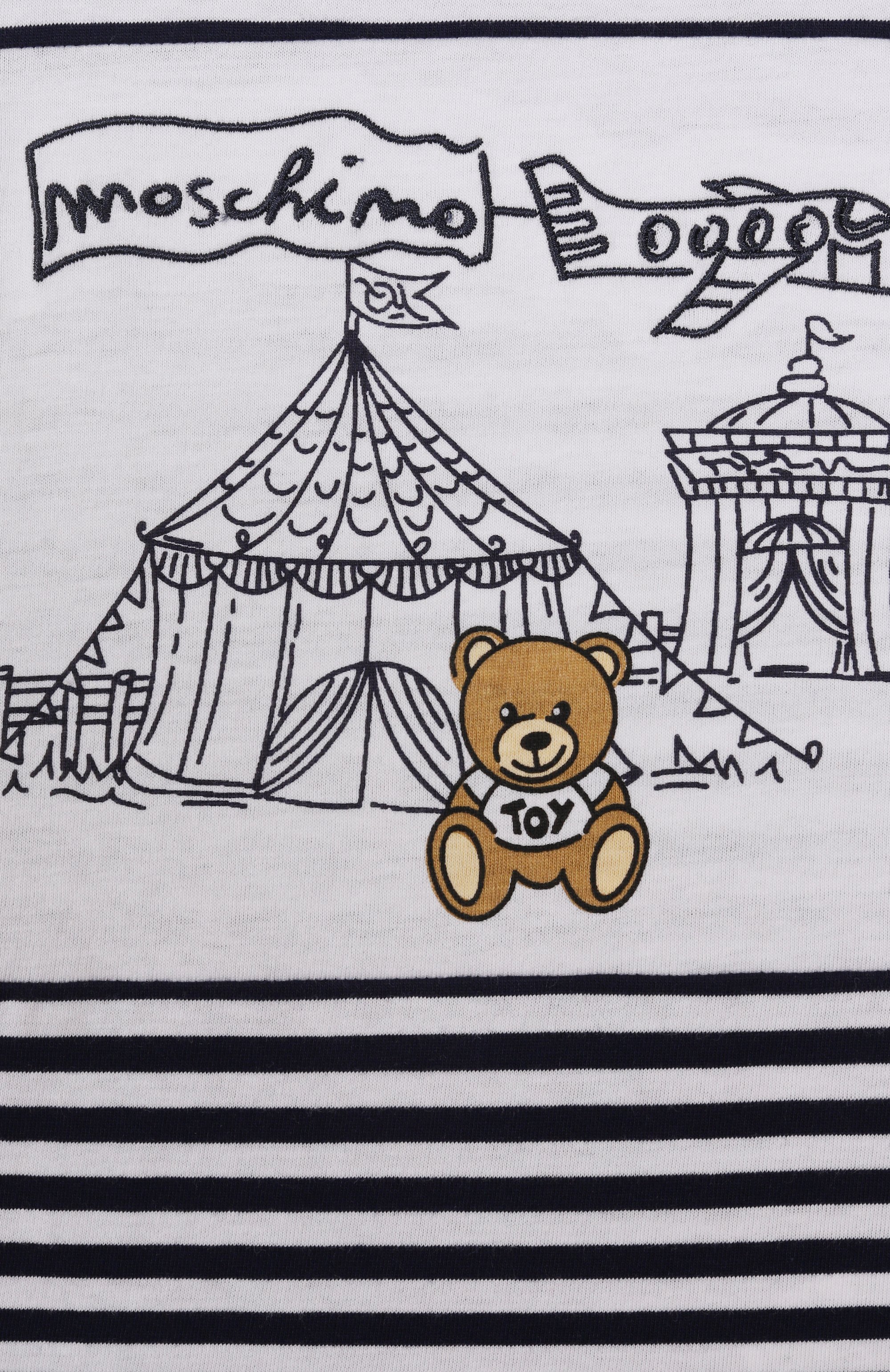 Хлопковая футболка MOSCHINO, арт. HUM053/LAE08/4-8, фото 3