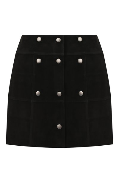 Женская кожаная юбка SAINT LAURENT, арт. 572284/YC2RK