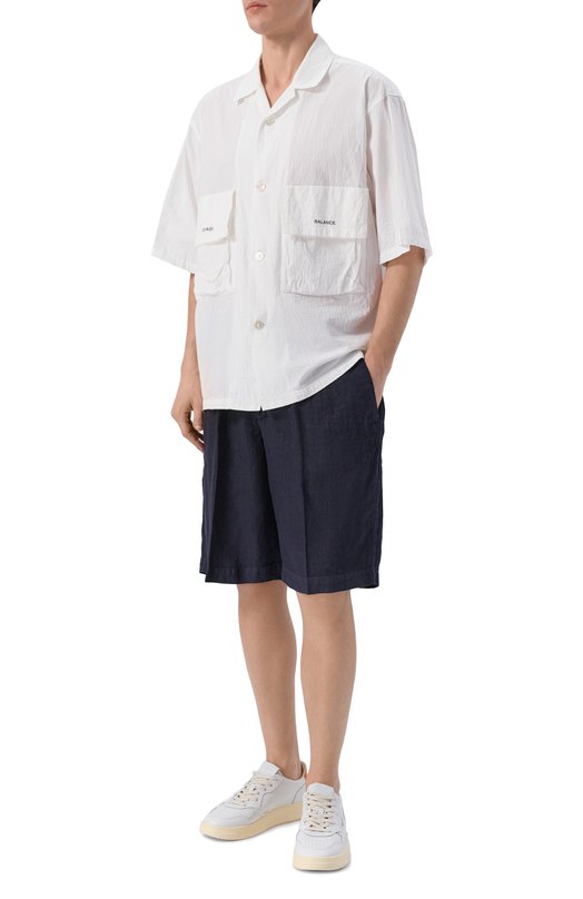 Льняные шорты InLinum PAJAMA17 Синий  PAJAMA17 Фото 2