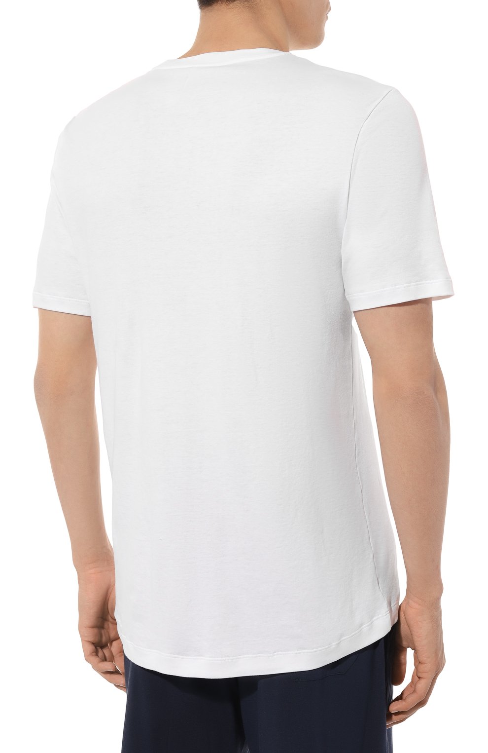 Хлопковая футболка HANRO, арт. 073174, фото 4