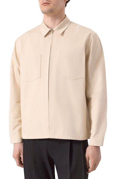 Хлопковая куртка-рубашка MARNI, арт. CUMU0297S0/UTC311, фото 3