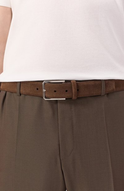 Замшевый ремень SANTONI, арт. CM35VS003B91EACD, фото 2