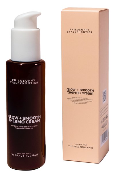 Термозащитный несмываемый крем-кондиционер для блеска и гладкости (110ml) PHILOSOPHY BY ALEX KONTIER бесцветного цвета по цене 3500 руб., арт. 4610030821306, фото 3 Термозащитный несмываемый крем-кондиционер для блеска и гладкости (110ml) PHILOSOPHY BY ALEX KONTIER, арт. 4610030821306, фото 3