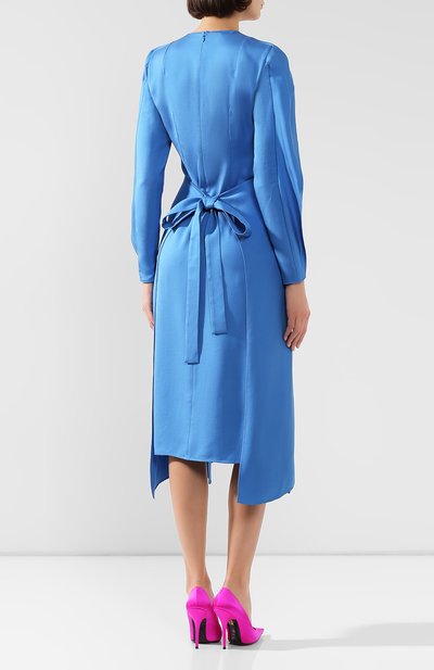 Платье STELLA MCCARTNEY голубого цвета по цене 119000 руб., арт. 585909/SNA55, фото 4 Платье STELLA MCCARTNEY, арт. 585909/SNA55, фото 4