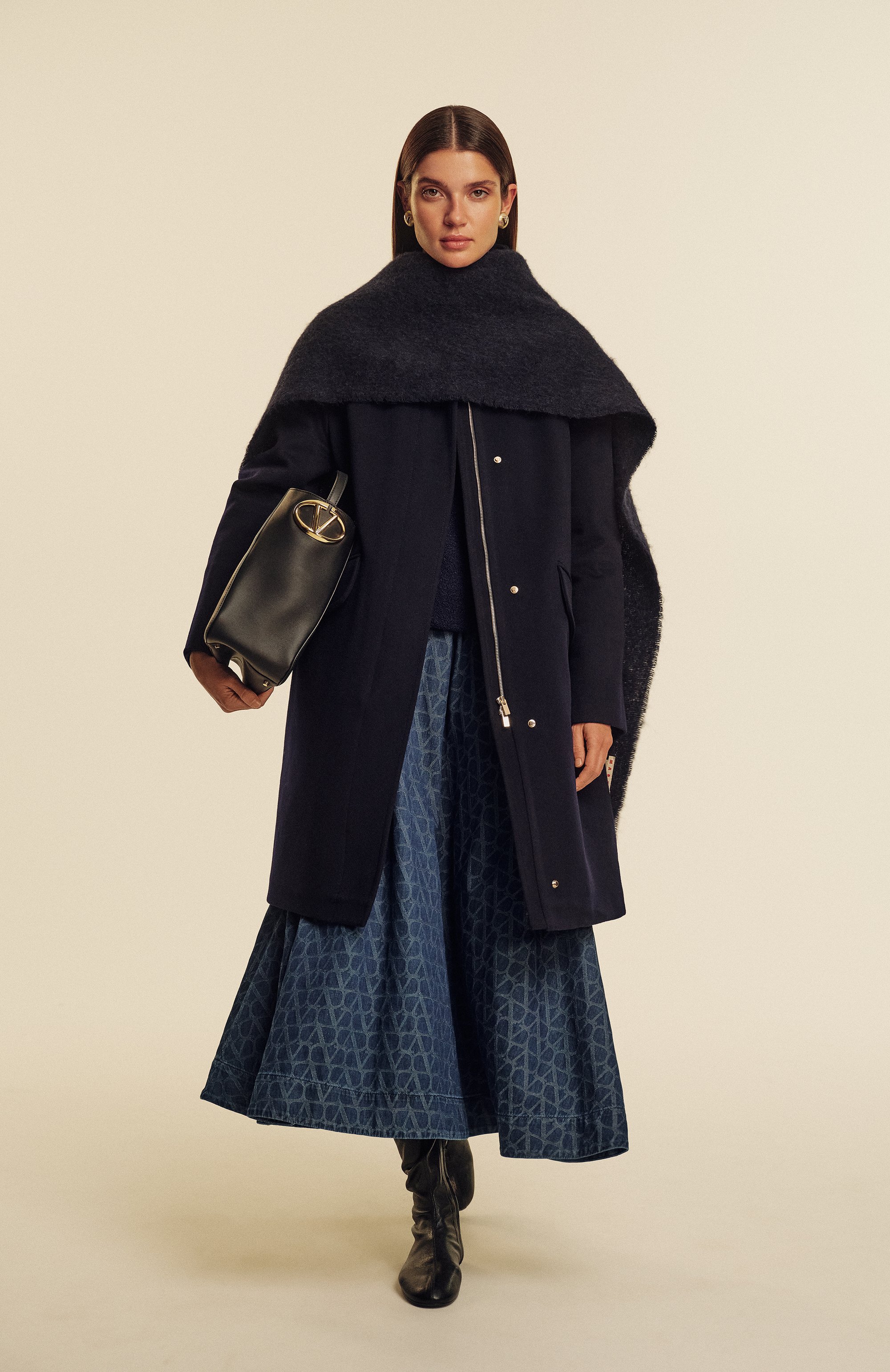 Юбка из шерсти и шелка VALENTINO, арт. 5B3RABK68G5, фото 6