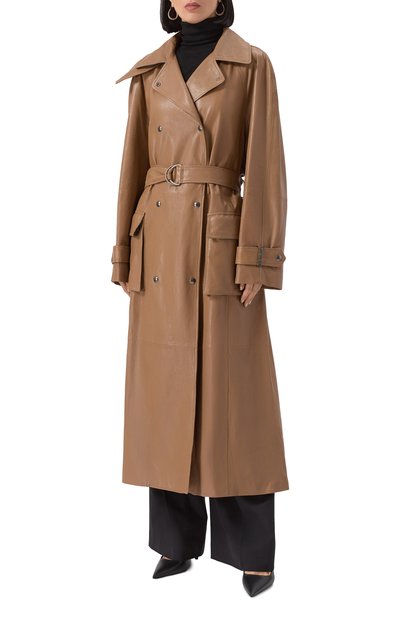 Кожаный тренч BRUNELLO CUCINELLI, арт. MPBIL9917P, фото 3