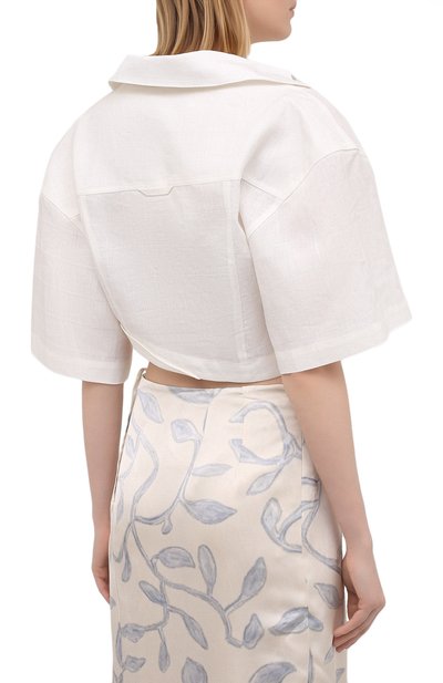 Льняная рубашка JACQUEMUS, арт. 211SH08/108114, фото 4