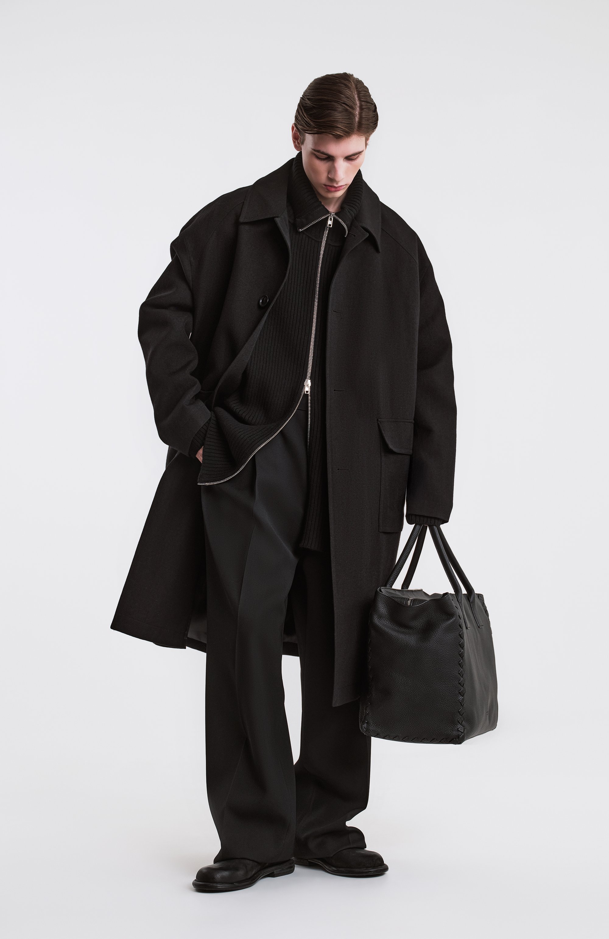 Сумка-тоут cabat large BOTTEGA VENETA, арт. 806465/V4FW1, фото 8