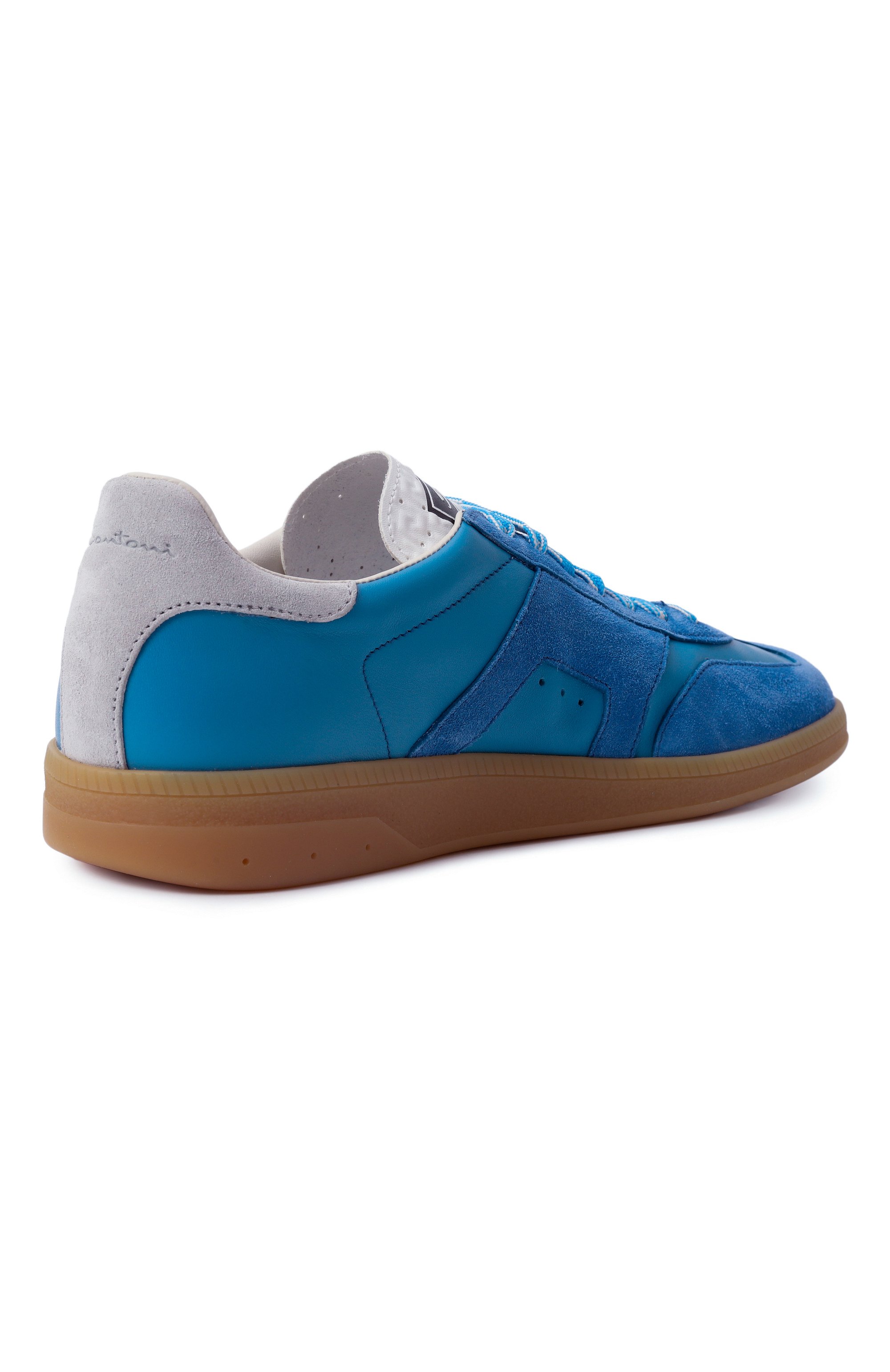 Кожаные кеды dbs oly SANTONI, арт. WBPG61244FARSKBE, фото 5