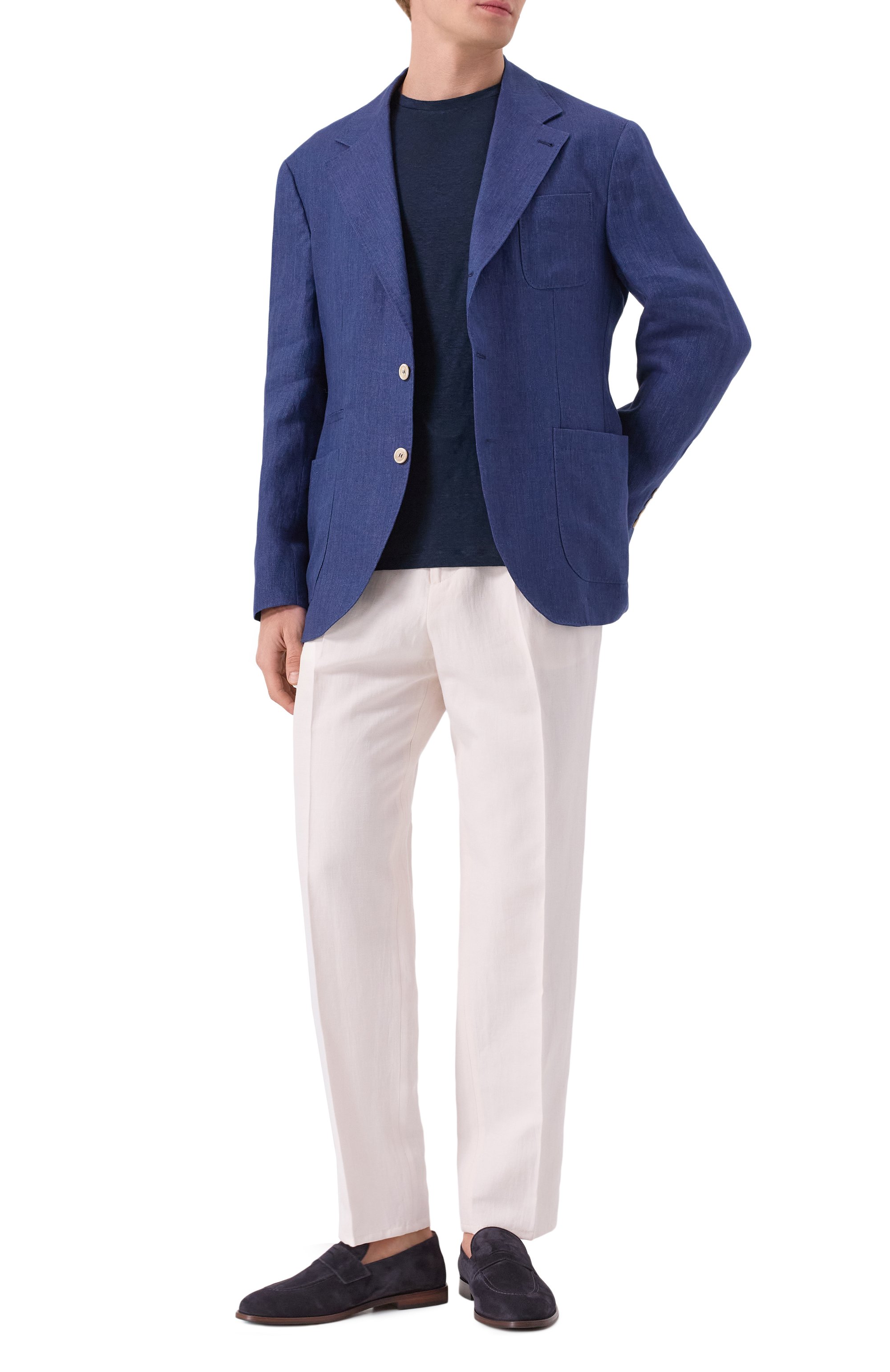 Льняной пиджак BRUNELLO CUCINELLI, арт. MB4267BND, фото 2