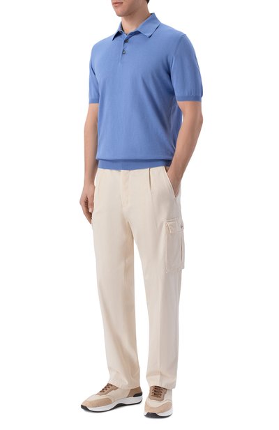 Брюки-карго из хлопка и кашемира KITON, арт. UP0005K0611H, фото 2