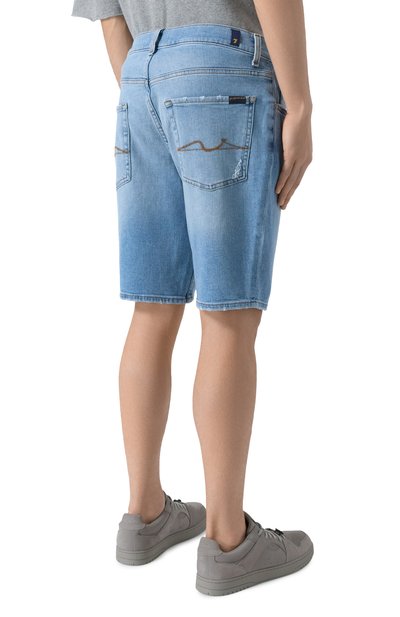 Джинсовые шорты 7 FOR ALL MANKIND, арт. 7T106A50, фото 4