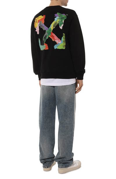 Хлопковый свитшот OFF-WHITE, арт. OMBA057S23FLE0011084, фото 2