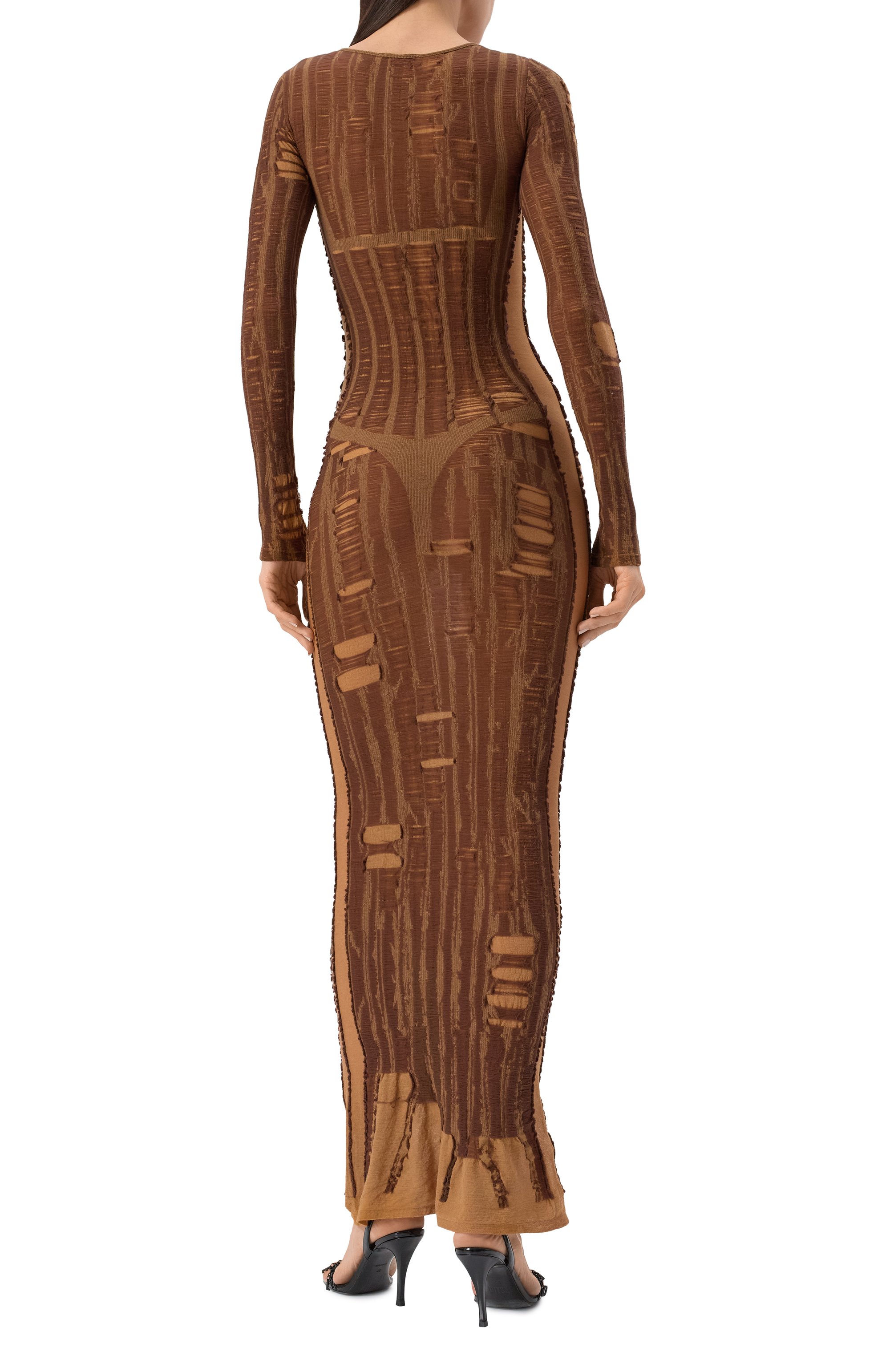 Хлопковое платье DIESEL, арт. A18125/0BJBI, фото 4