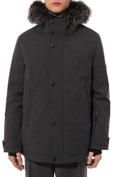 Пуховик с отделкой из песца YVES SALOMON, арт. 25WIV00677K12G, фото 3