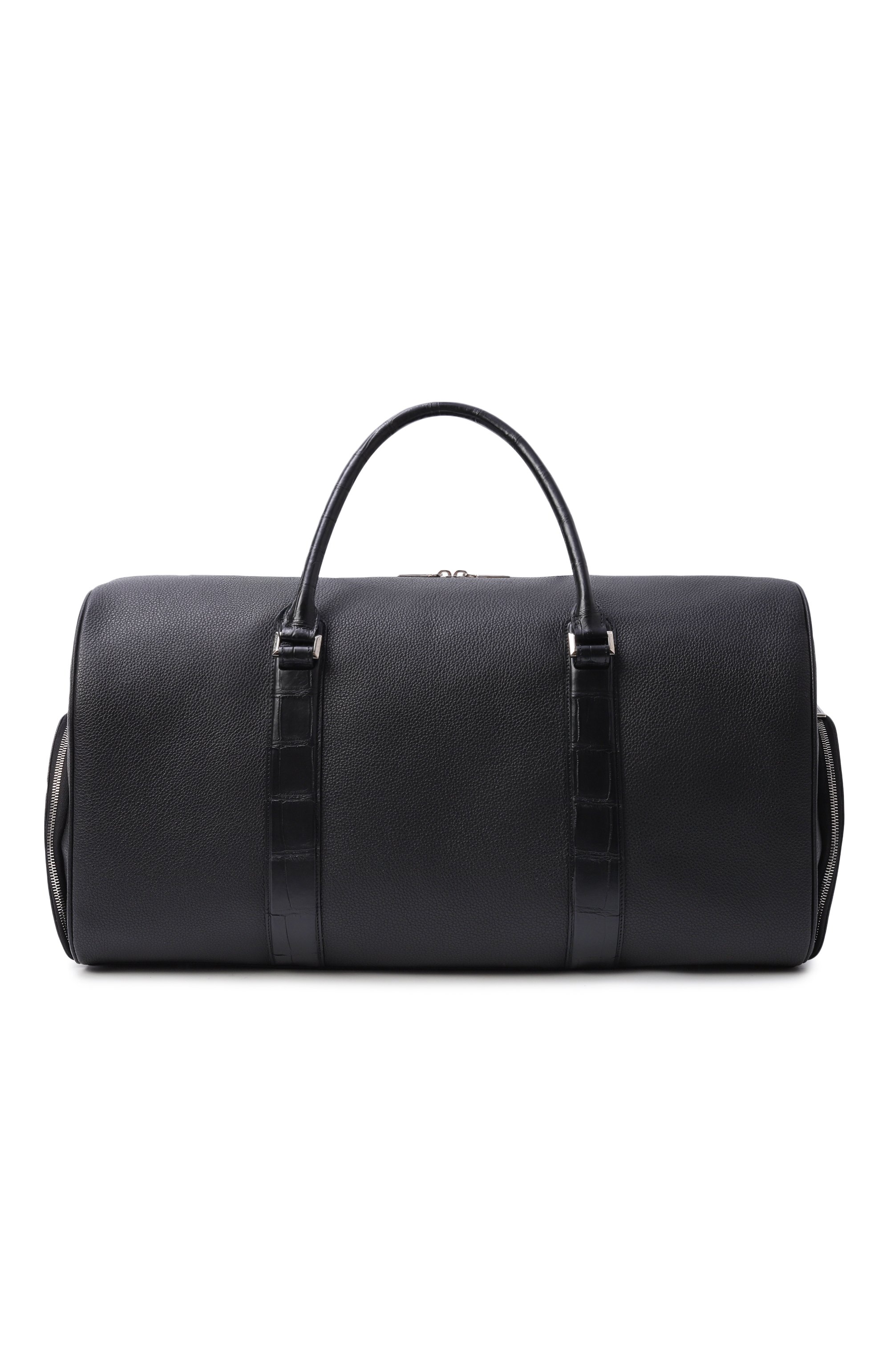 Сумка с отделкой из кожи крокодила AURUS COLLECTION, арт. RB001BKS, фото 6