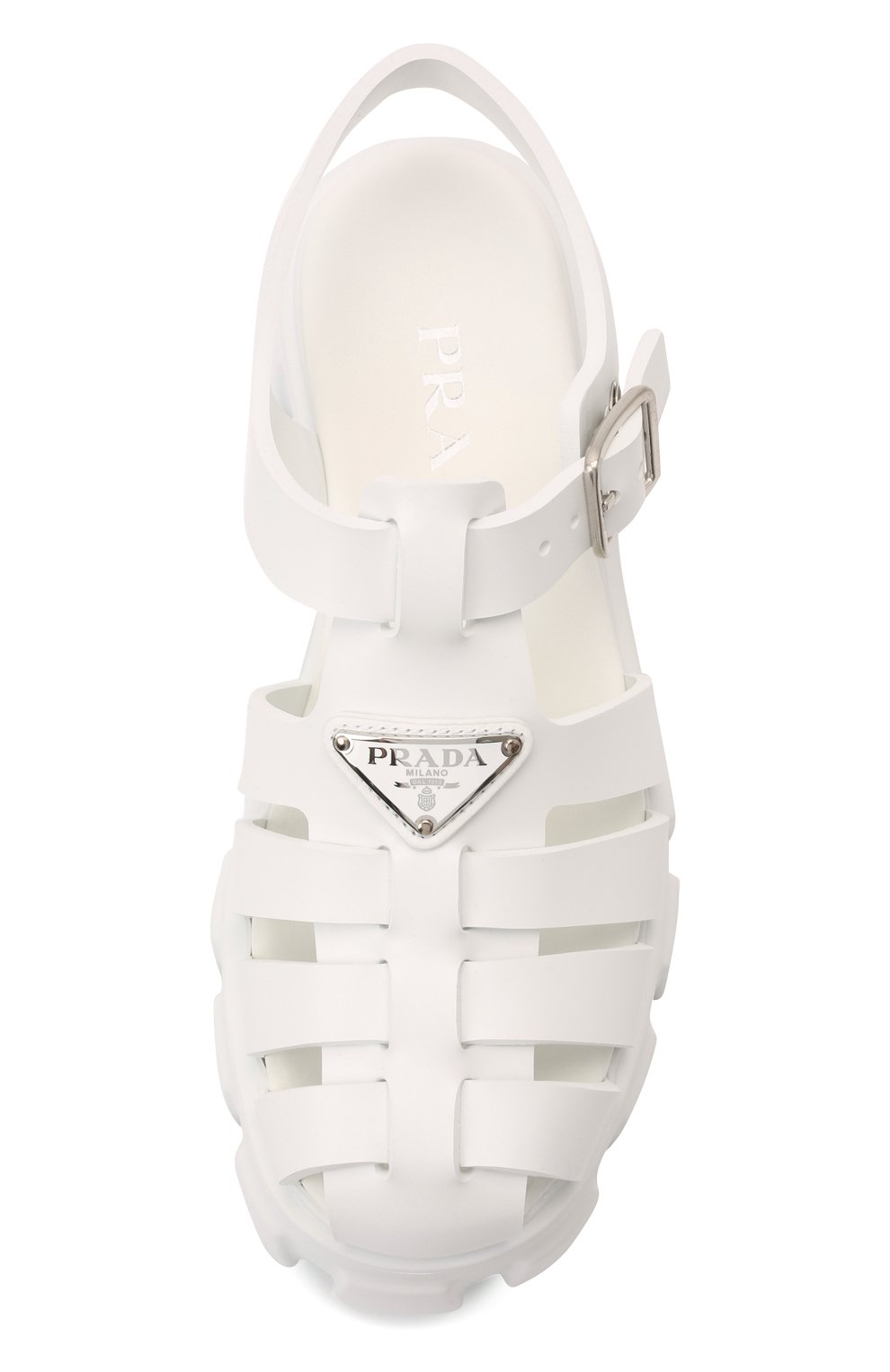 Резиновые сандалии PRADA, арт. 1X853M-3LKK-F0009-055, фото 6