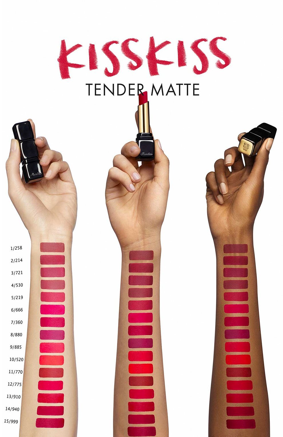 Матовая помада для губ kisskiss, оттенок 214 романтичный нюдовый GUERLAIN, арт. G043359, фото 4