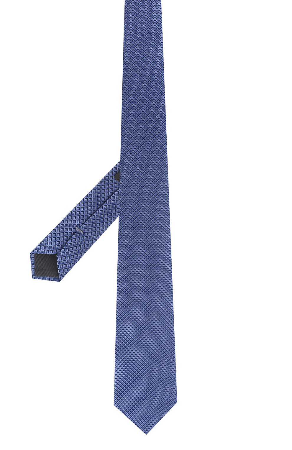 Шелковый галстук ZEGNA синего цвета по цене 18350 руб., арт. Z5E19/1XW, фото 2 Шелковый галстук ZEGNA, арт. Z5E19/1XW, фото 2
