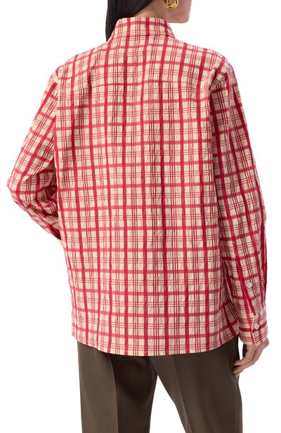 Хлопковая рубашка BOTTEGA VENETA, арт. 810629/V4YQ1, фото 4