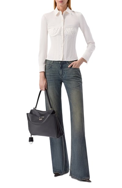 Хлопковая рубашка BALENCIAGA, арт. 850782/TSM19, фото 2