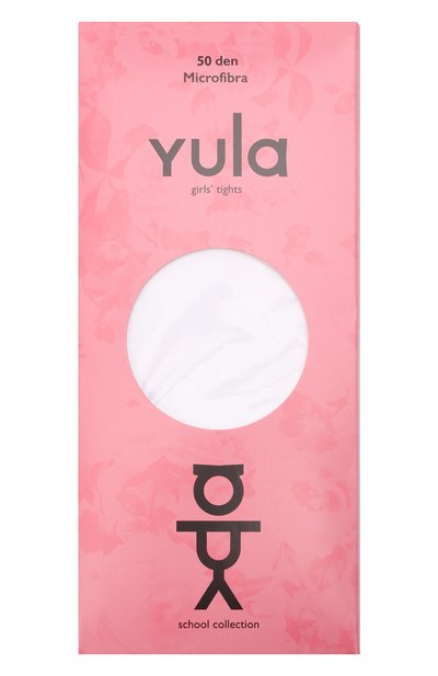 Колготки circles 50 den YULA белого цвета по цене 1490 руб., арт. YU-94, фото 1 Колготки circles 50 den YULA, арт. YU-94, фото 1