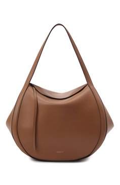 Женская сумка lin medium WANDLER коричневого цвета, арт. LIN BAG | Фото 1 (Сумки-технические: Сумки top-handle; Материал: Натуральная кожа; Размер: medium)