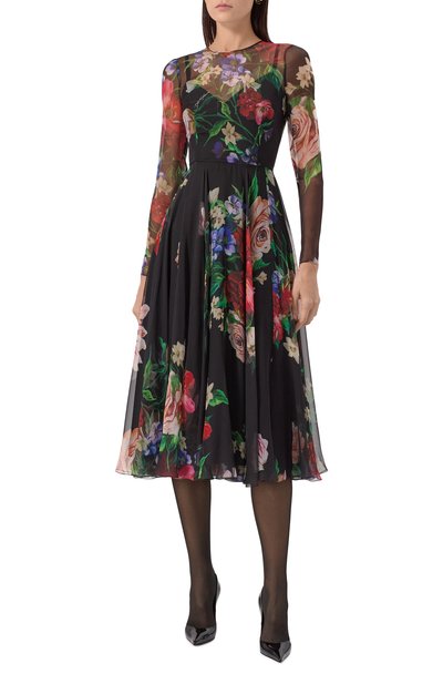 Шелковое платье DOLCE & GABBANA, арт. F6TUHT/IS1Y7, фото 3