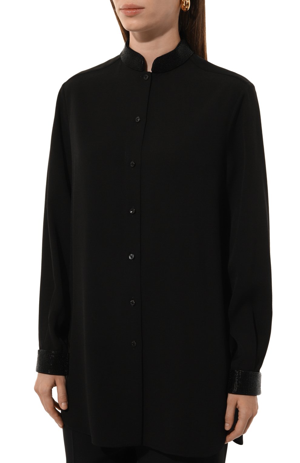 Рубашка из вискозы и шерсти AGNONA, арт. TD0803E/U5064E, фото 3