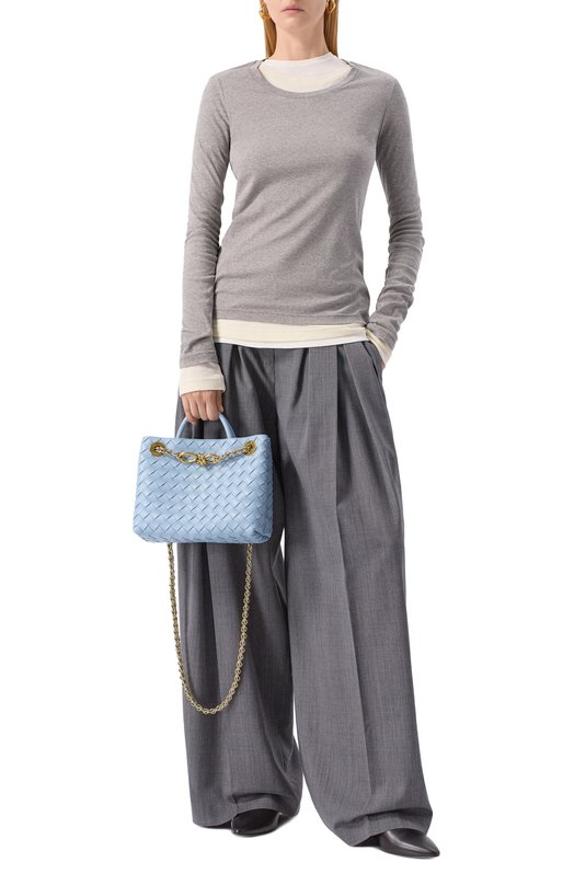 Сумка Andiamo small Bottega Veneta 786008/VCPP1 Голубой  786008/VCPP1 Фото 7