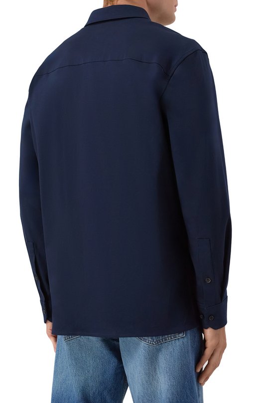 Хлопковая рубашка 12 STOREEZ 133429 Синий  133429 Фото 4