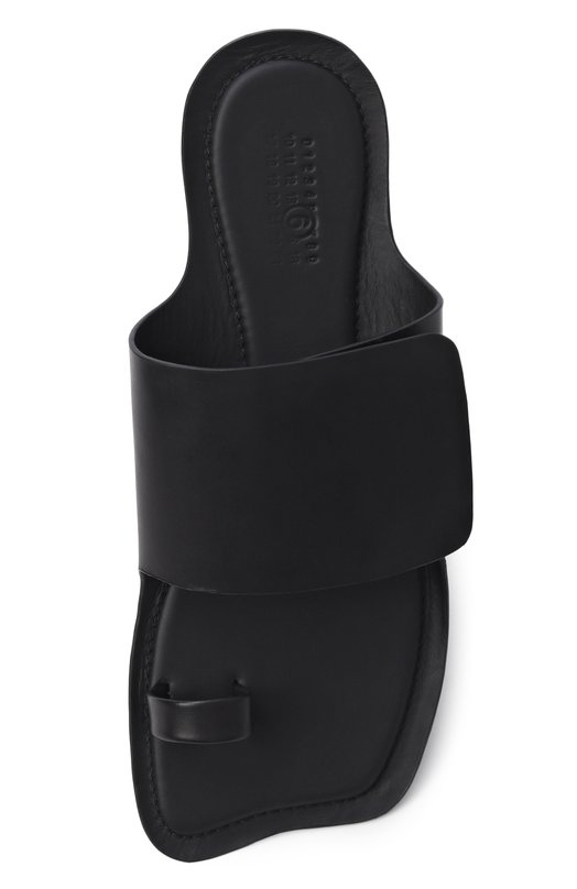 Кожаные шлепанцы Anatomic MM6 SH3WP0008/P7702 Чёрный  SH3WP0008/P7702 Фото 5