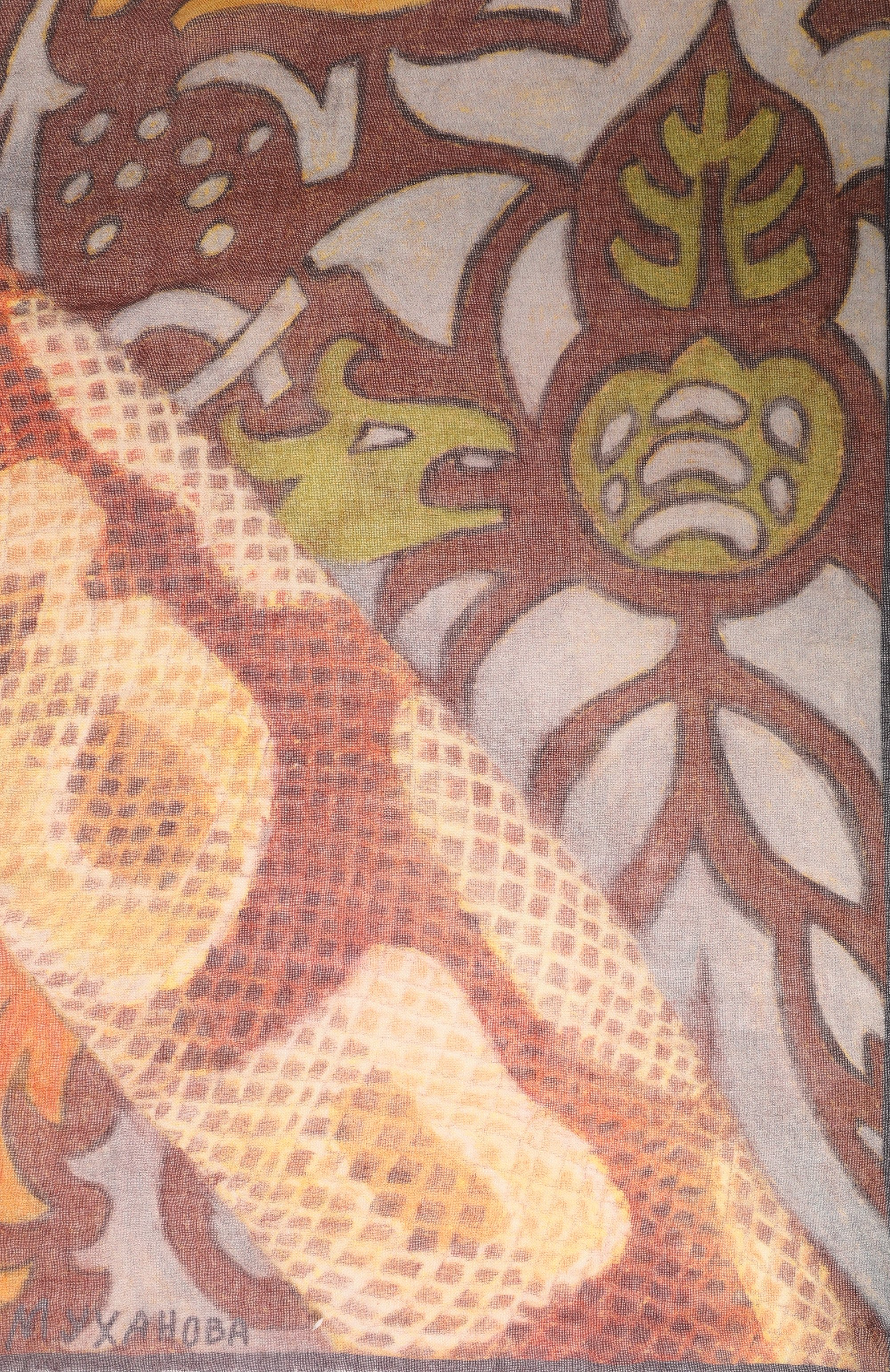 Кашемировая шаль змея GOURJI, арт. 91165817/41113, фото 4