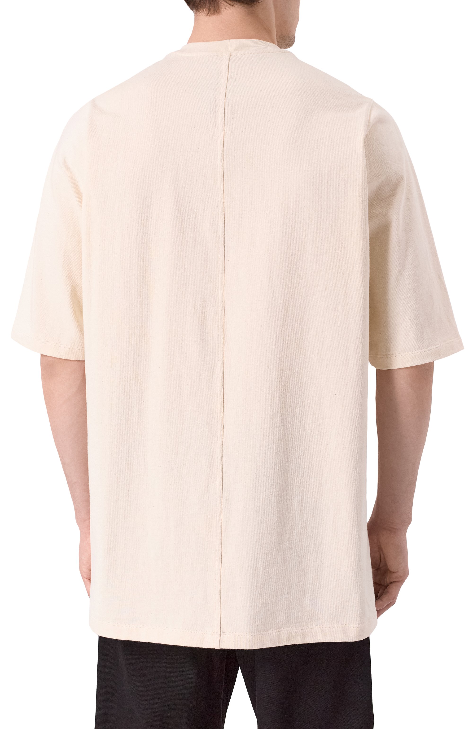 Хлопковая футболка RICK OWENS, арт. RU01E5249/BA, фото 4