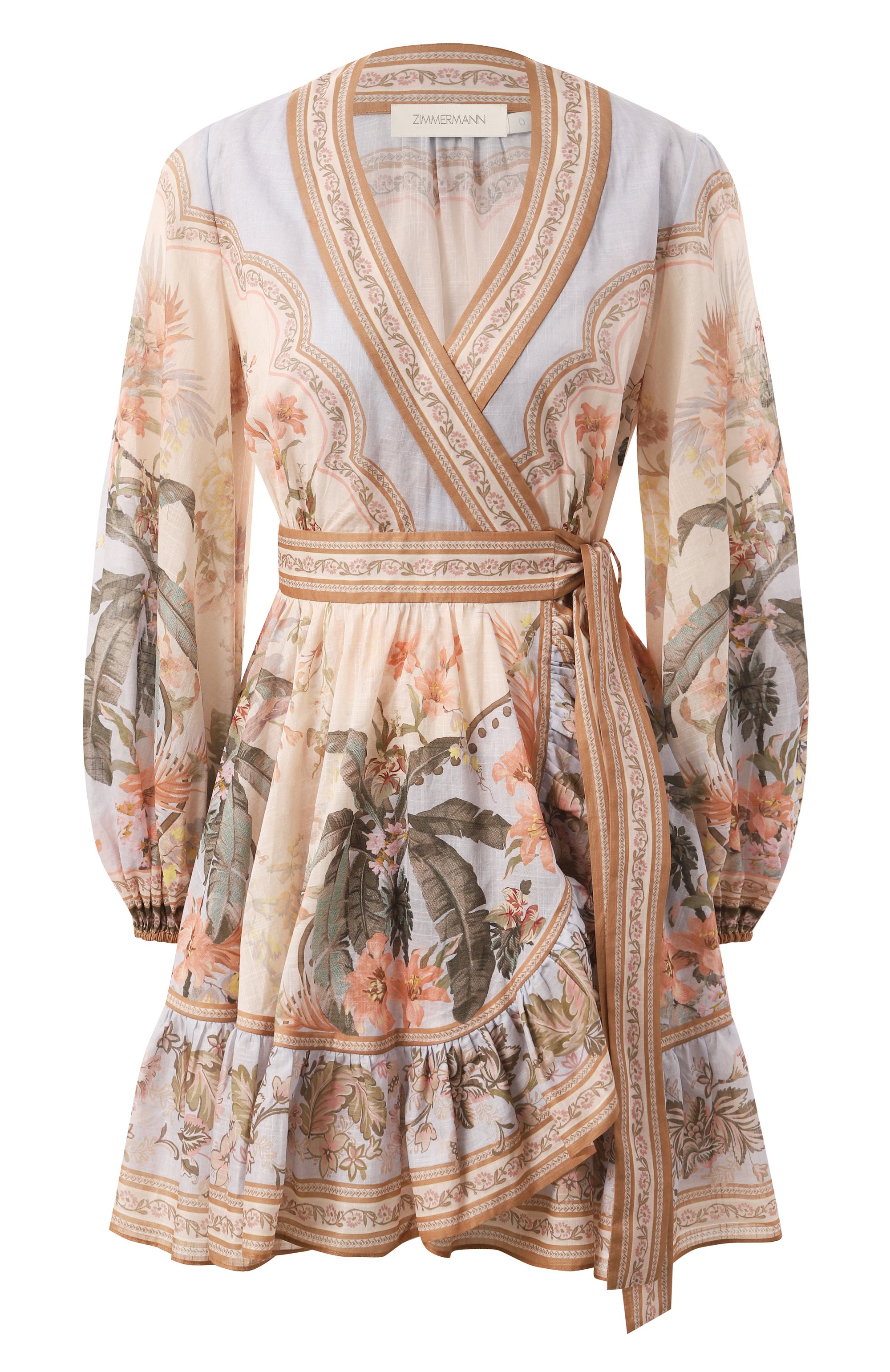 Хлопковое платье ZIMMERMANN, арт. 2449DRS251, ф ото 1