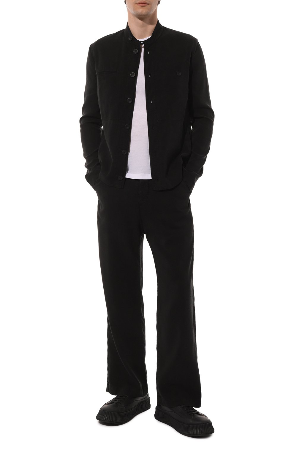 Брюки изо льна и шелка HANNES ROETHER, арт. 110447/BA21LAT0N.600, фото 2