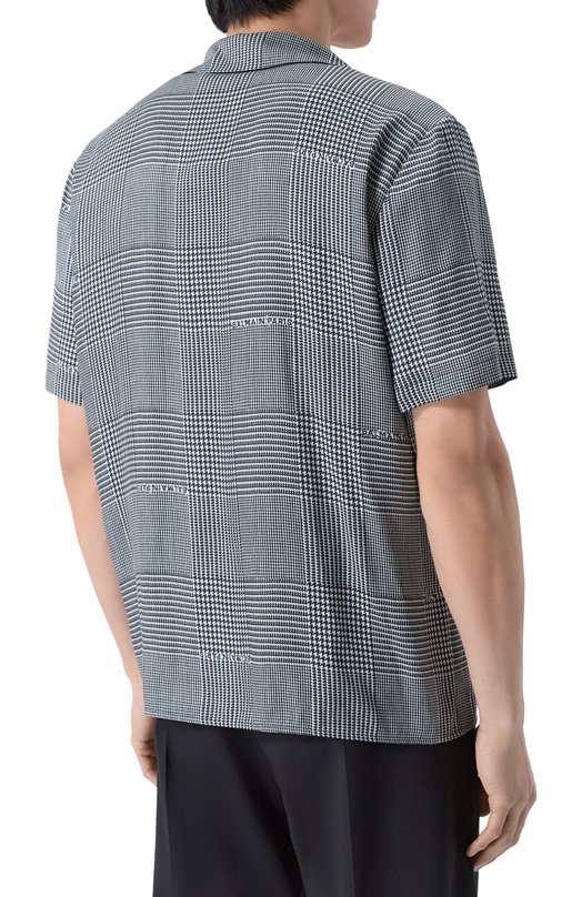 Рубашка из вискозы Balmain GH1HN138/VI73 Серый  GH1HN138/VI73 Фото 4
