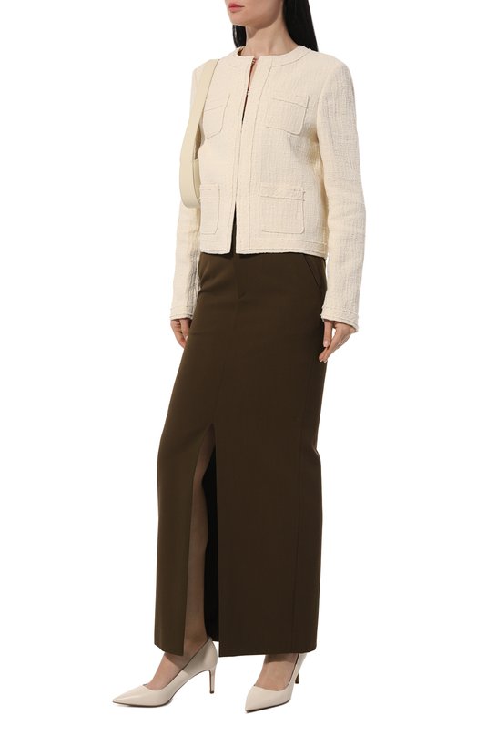 Кожаные туфли Alina MICHAEL Michael Kors 40F2HNMP2L Кремовый  40F2HNMP2L Фото 2
