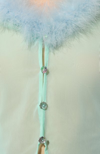 Топ SUBTERRANEI бирюзового цвета по цене 27500 руб., арт. P23subss23-020, фото 5 Топ SUBTERRANEI, арт. P23subss23-020, фото 5