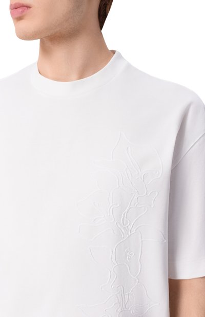 Хлопковая футболка BOSS, арт. 50558859, фото 5