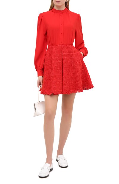 Платье MSGM красного цвета по цене 49950 руб., арт. 2942MDA255Y 207810, фото 2 Платье MSGM, арт. 2942MDA255Y 207810, фото 2