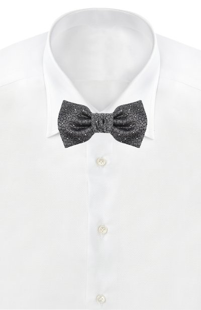 Шелковый галстук-бабочка с узором LANVIN, арт. 3112/B0W TIE, фото 2