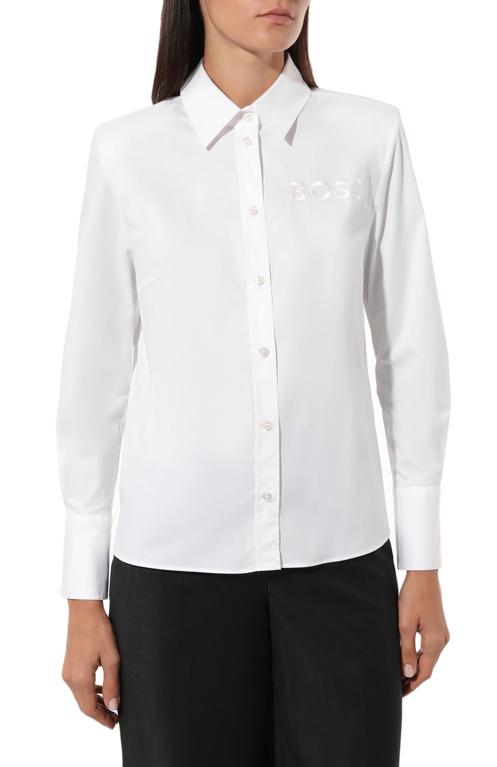 Хлопковая рубашка BOSS, арт. 50494458, фото 3