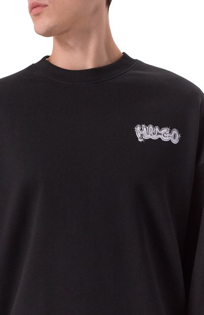 Хлопковый свитшот HUGO BLUE, арт. 50549778, фото 5