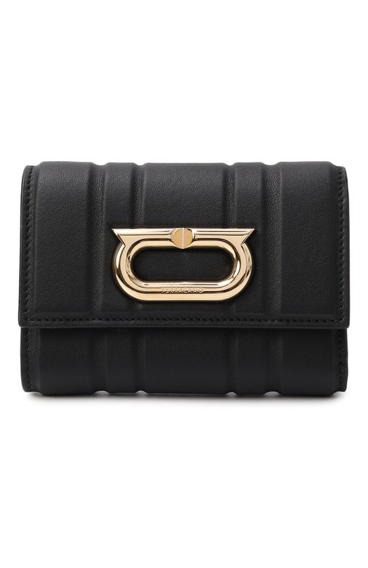 

Кожаное портмоне Ferragamo, Чёрный