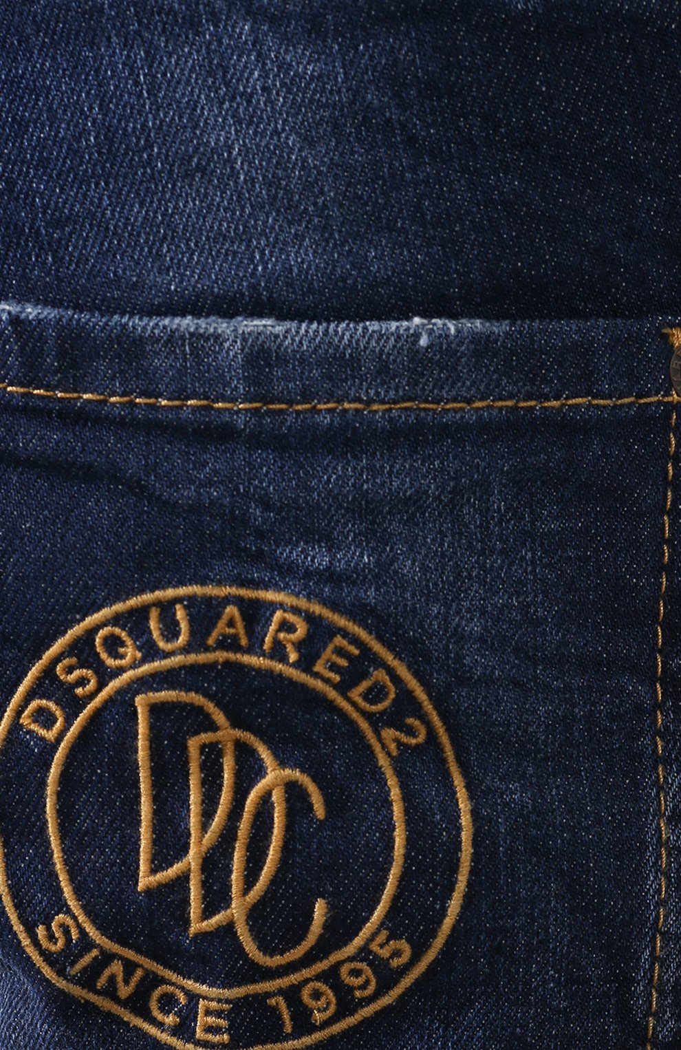 Джинсы DSQUARED2 темно-синего цвета по цене 45900 руб., арт. S75LB0269/S30663, фото 5 Джинсы DSQUARED2, арт. S75LB0269/S30663, фото 5