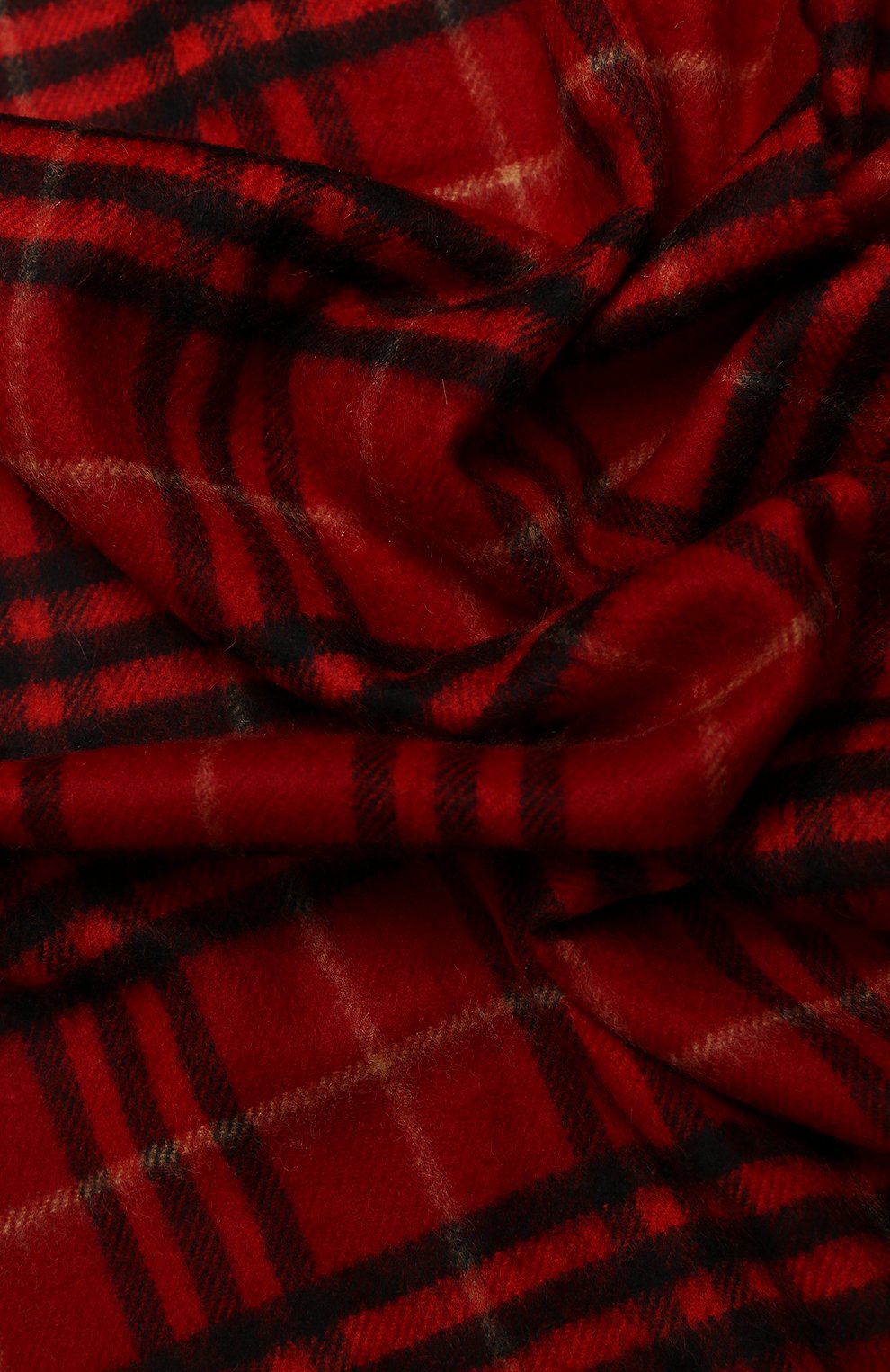 Кашемировый шарф в клетку BURBERRY красного цвета по цене 55400 руб., арт. 4080018, фото 2 Кашемировый шарф в клетку BURBERRY, арт. 4080018, фото 2