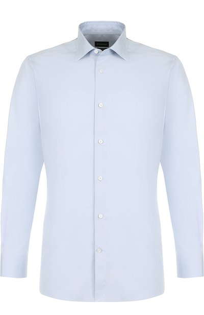 Мужская хлопковая сорочка с воротником кент ZEGNA, арт. 401064/9HS0MT