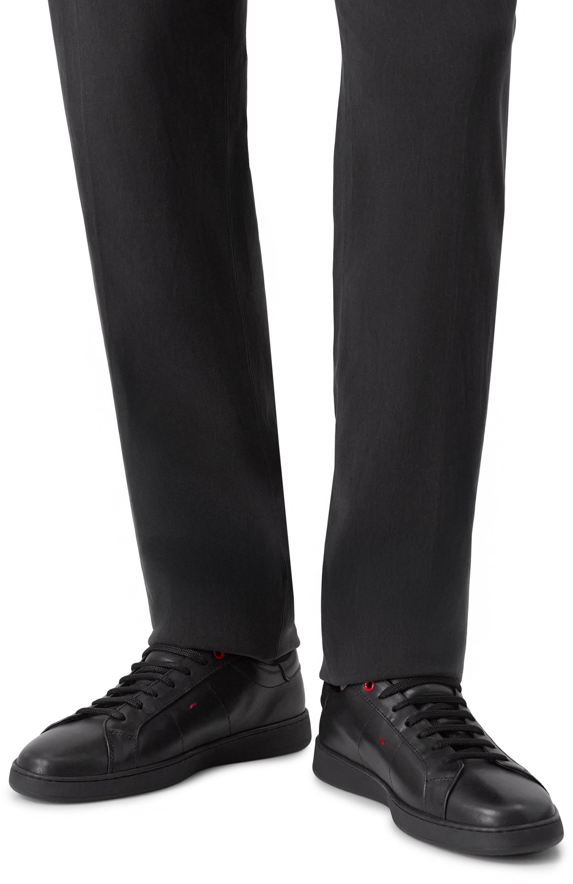 Кожаные кеды KITON, арт. USSA382N0114310, фото 3